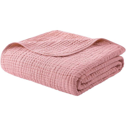 Couverture en mousseline de coton 100 % naturelle