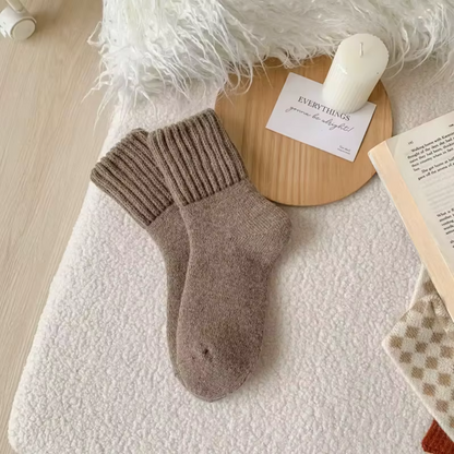 The Knitted Fleece Socks - 5 Pack